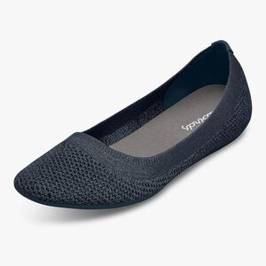 NEW Women's Allbirds Tree Blazer Navy Knit Ballet Flats